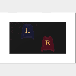 Harry and Ron Sweaters Posters and Art